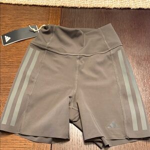 Adidas Women's Taupe Athletic Shorts